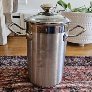 NWOT Crate & Barrel (Tabletops Unlimited) Asparagus Steamer